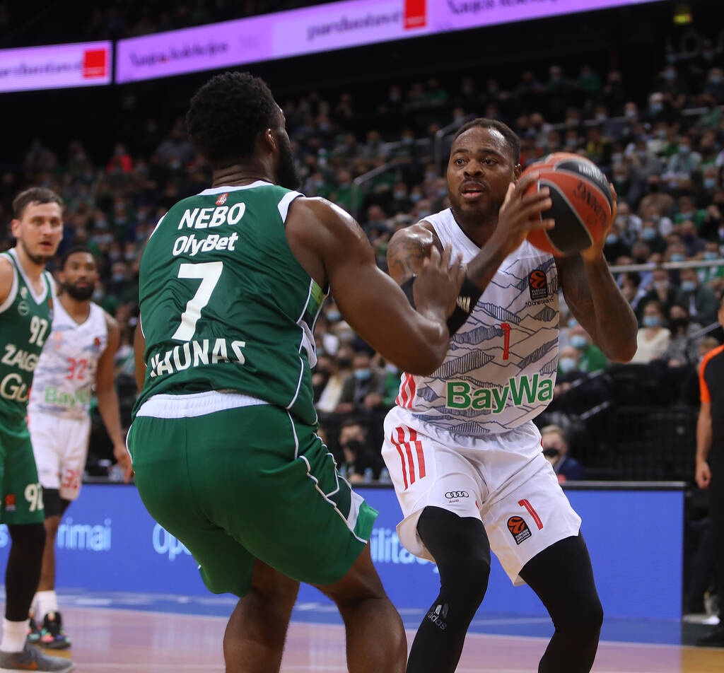 Ζαλγκίρις-Μπάγερν Μονάχου 73-75: Άνοιξε λογαριασμό με διπλό στο Κάουνας