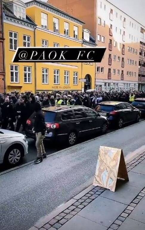 Κοπεγχάγη-ΠΑΟΚ: Πάρτι στην πόλη και στις εξέδρες οι Θεσσαλονικείς! (video+photos)