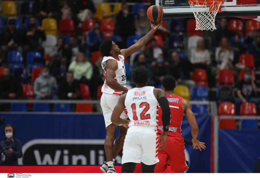 ΤΣΣΚΑ-Ολυμπιακός 88-82: Τον «σκότωσε» ο Κλάιμπερν, δεν έφτανε ο Ντόρσει!