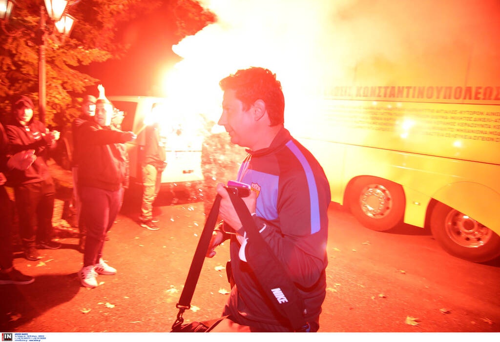 ΑΕΚ: Θερμή υποδοχή της αποστολής στην Πορταριά (videos)