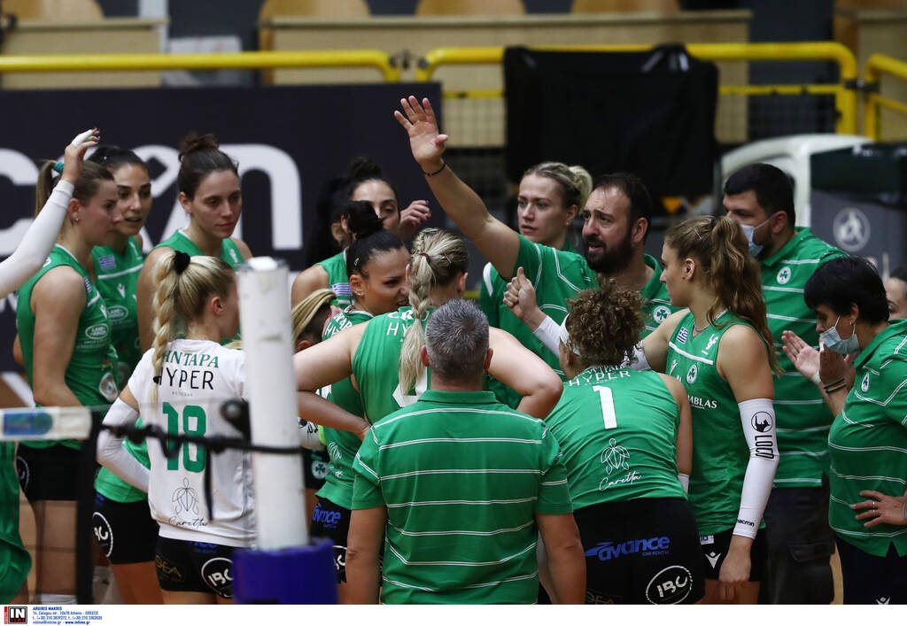 Volley League γυναικών: Ασταμάτητοι Παναθηναϊκός και Άρης