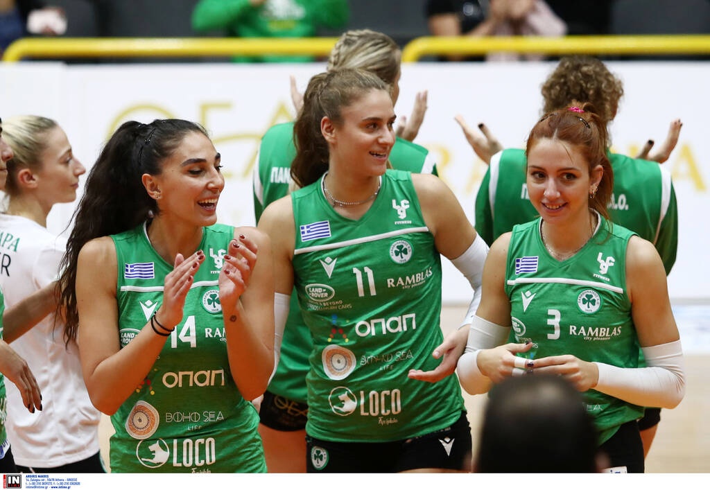 Volley League γυναικών: Ασταμάτητοι Παναθηναϊκός και Άρης