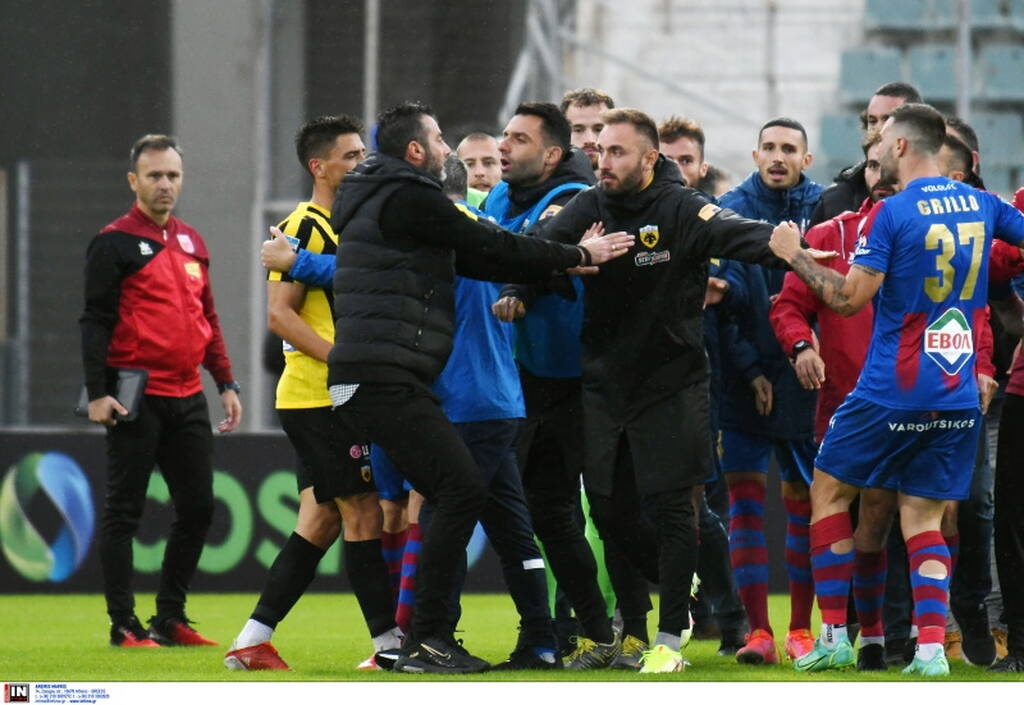 Βόλος-ΑΕΚ: Η φάση που προκάλεσε την ένταση (photos+video)