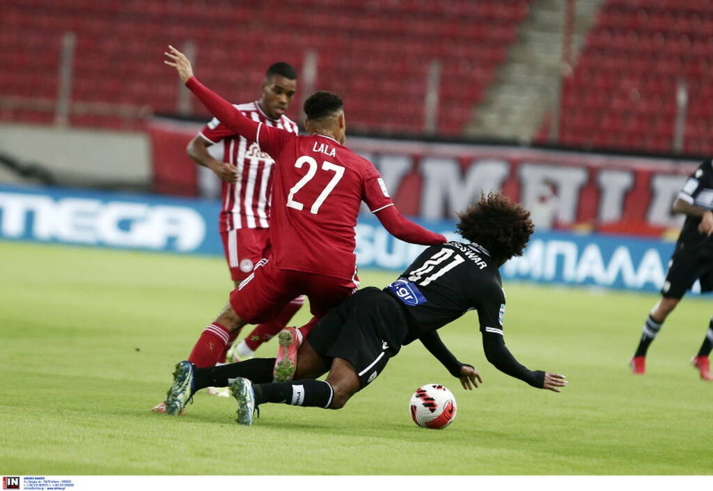 Ολυμπιακός-ΠΑΟΚ: Ερυθρόλευκη καταιγίδα, 2-0 στο 31' - Ασπρόμαυρες «φωνές» στο πρώτο γκολ (photos)