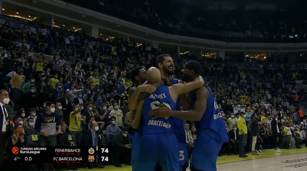 Φενέρμπαχτσε-Μπαρτσελόνα 74-76: Αήττητη με τρομερό buzzer beater του Μίροτιτς (photos)