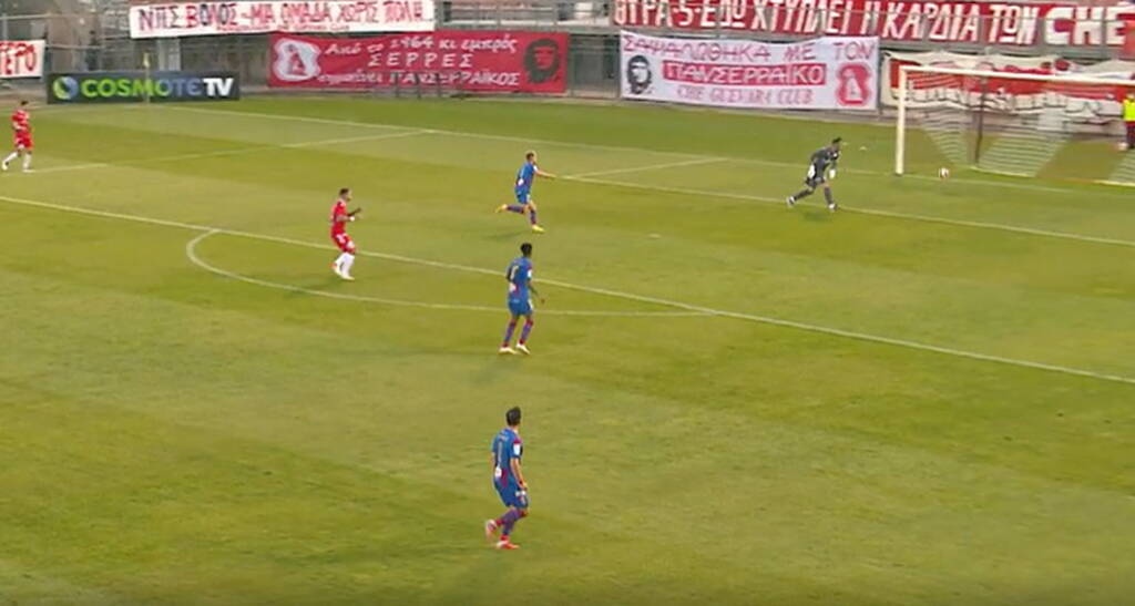 Κύπελλο Ελλάδας: Αδιανόητο αυτογκόλ στο Πανσερραϊκός-Βόλος (video)