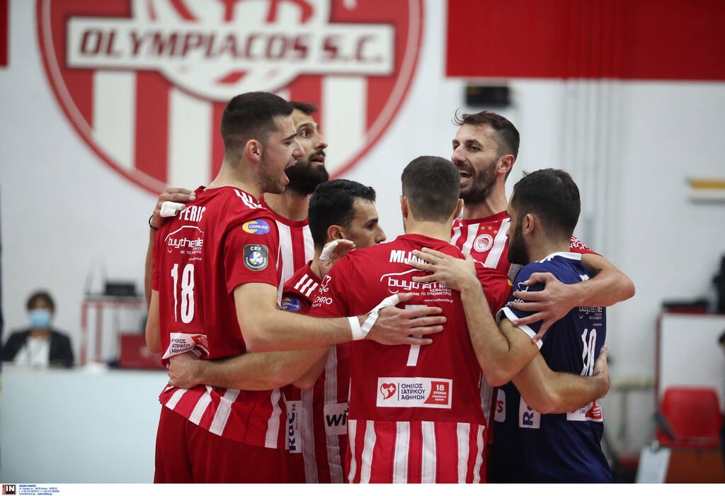 CEV Champions League: Εύκολη πρόκριση για Ολυμπιακό (video+photos)