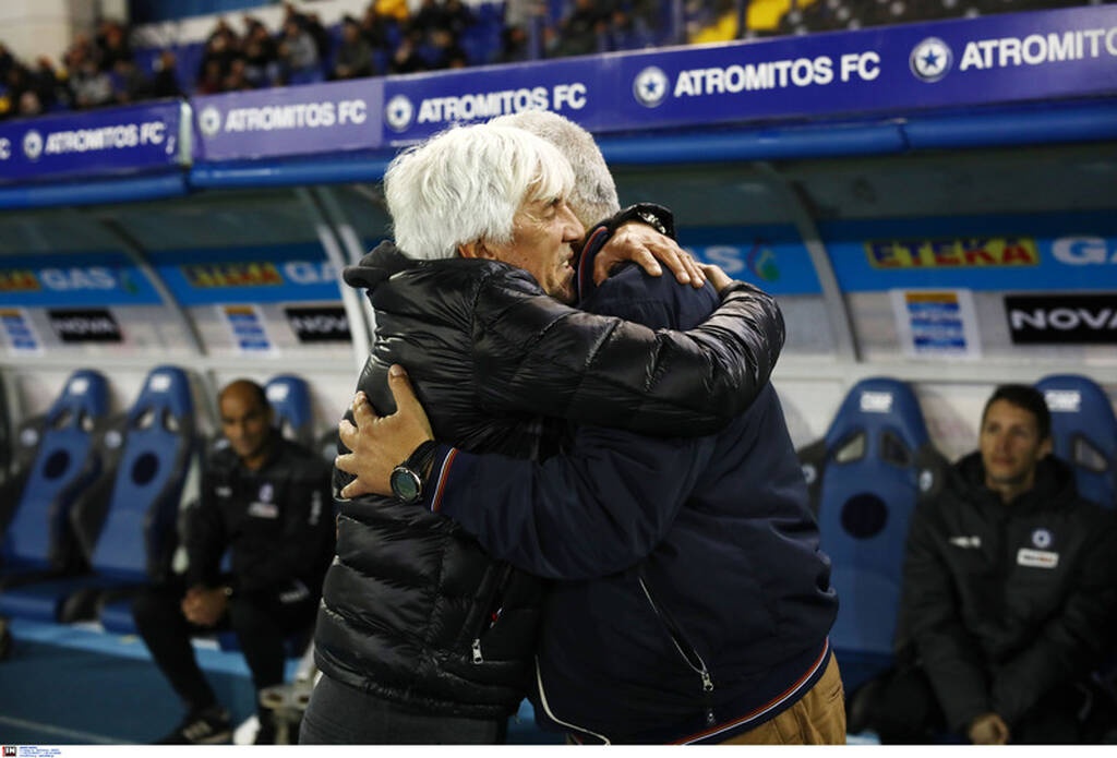 Ατρόμητος-Παναθηναϊκός: Θερμός εναγκαλισμός Γιοβάνοβιτς-Παράσχου! (photos)