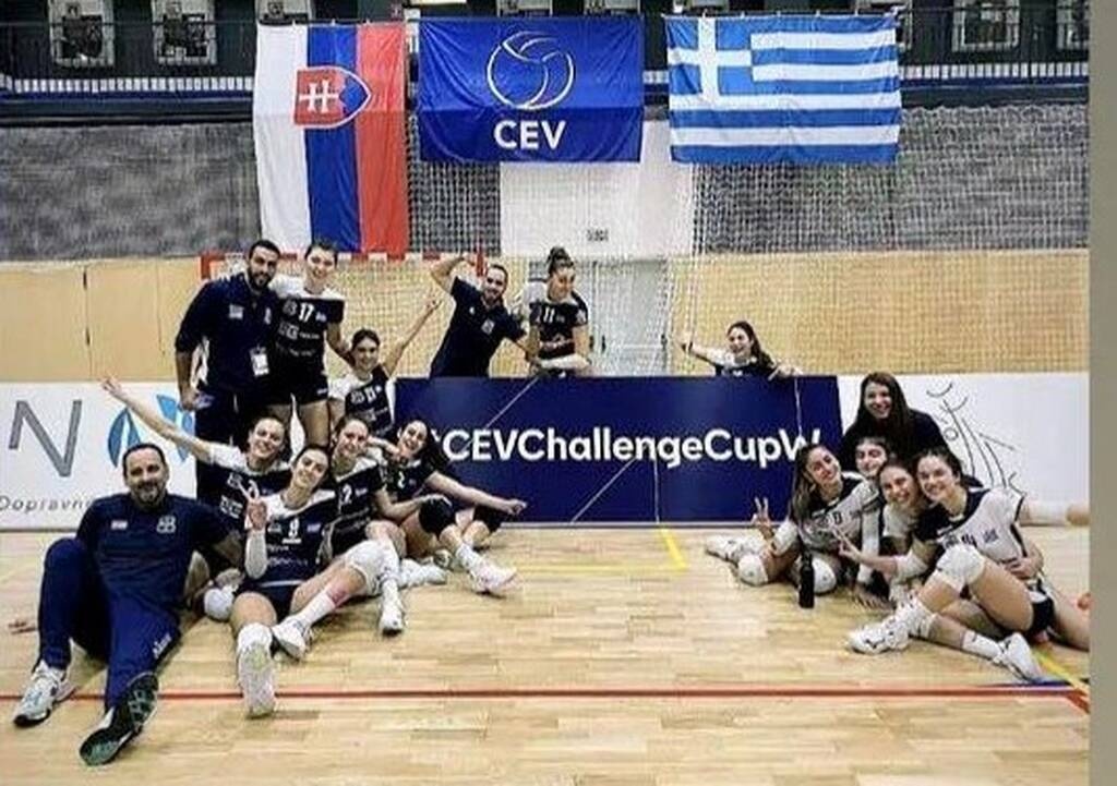 Challenge Cup Γυναικών: Έγραψε «ιστορία» στη Μπρατισλάβα η Θέτιδα Βούλας