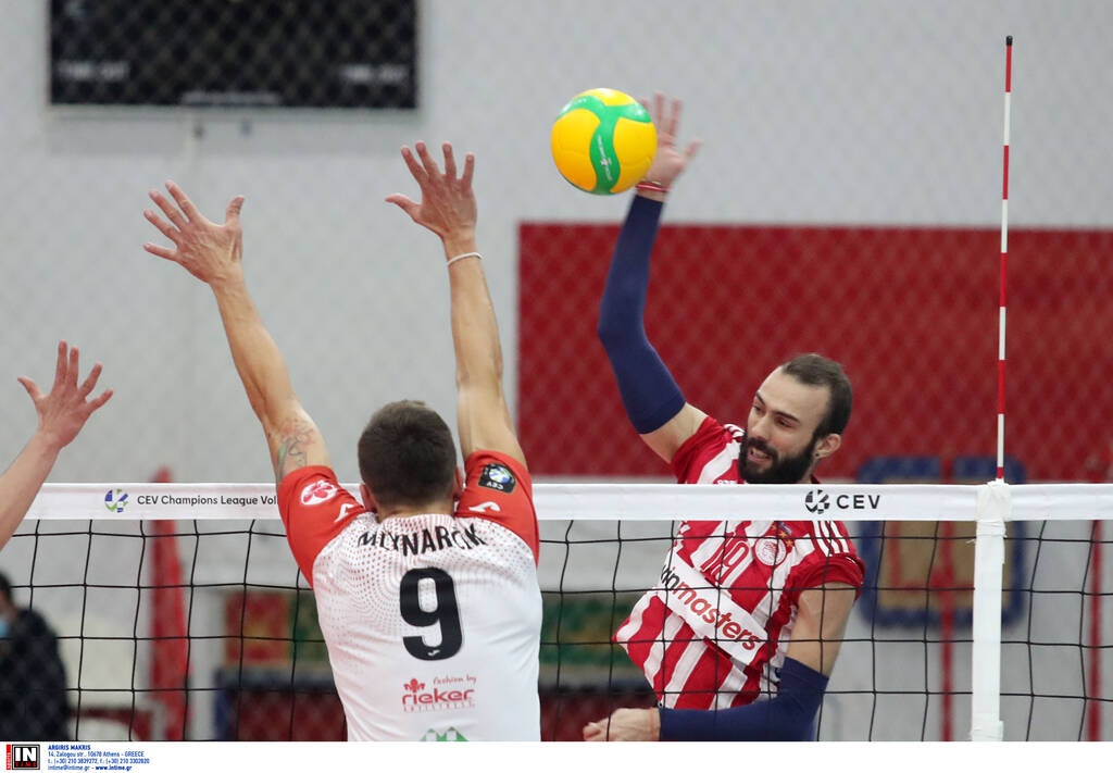 CEV Champions League: Εύκολη πρόκριση για Ολυμπιακό (video+photos)