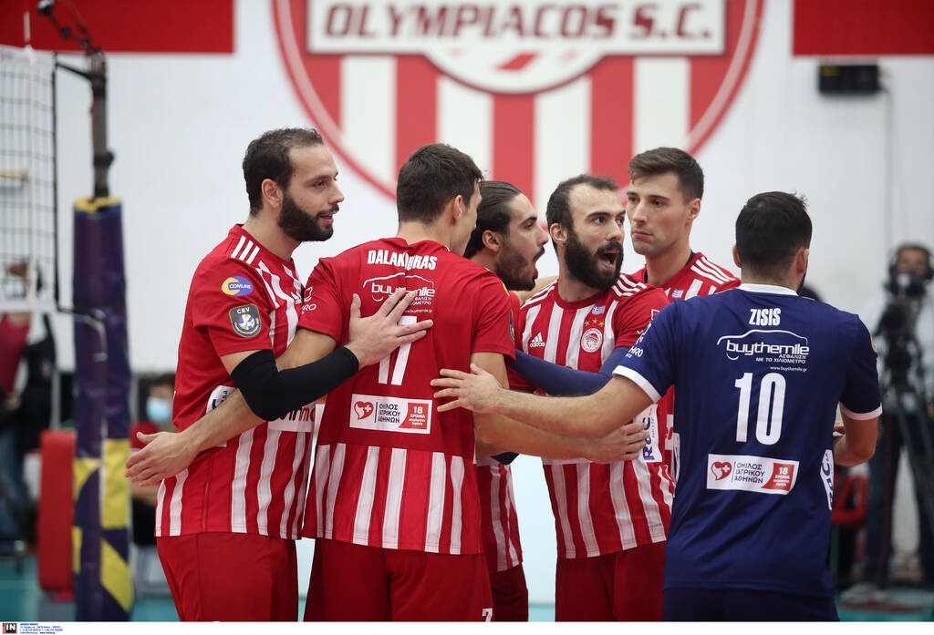 CEV Champions League: Εύκολη πρόκριση για Ολυμπιακό (video+photos)