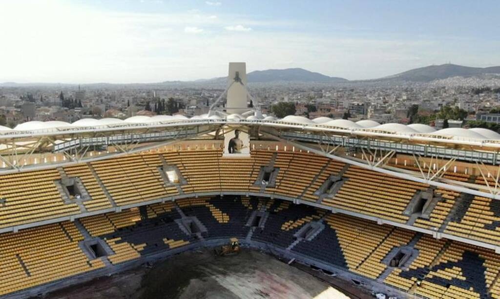 AEK: Σχηματίστηκε ο δικέφαλος στο νέο γήπεδο - «Εδώ επιστρέφει η ιστορία μας…»