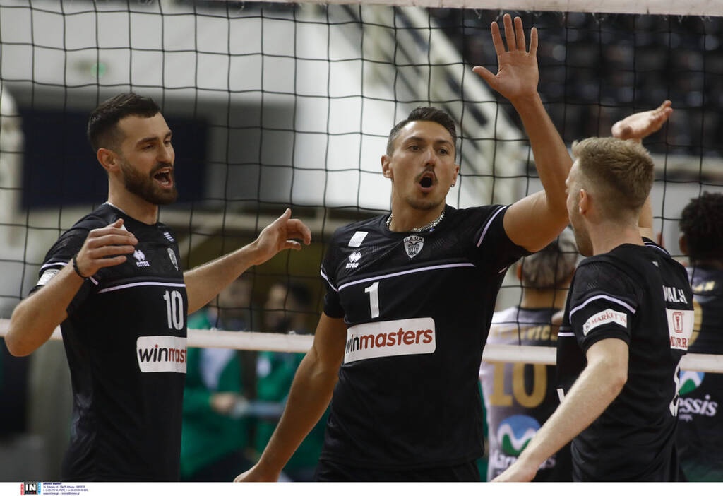 Volley League: Έπιασε κορυφή ο ΠΑΟΚ (photos+video)