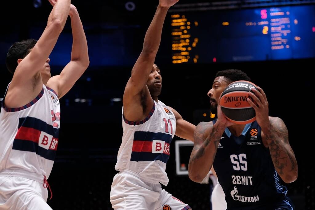 Ζενίτ Αγ. Πετρούπολης-Μπασκόνια 83-54: Επίδειξη δύναμης