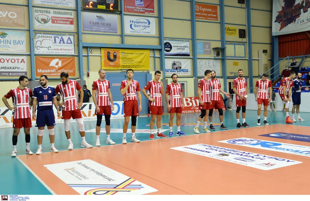 Volley League: Πέρασε από την Σύρο ο Ολυμπιακός - Άνοιξε λογαριασμό ο ΟΦΗ (photos)