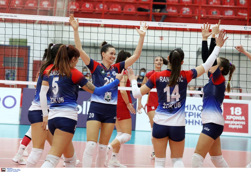 CEV Champions League: «Λύγισε» από την Ζοκ ο Ολυμπιακός που αποκλείστηκε και συνεχίζει στο CEV Cup
