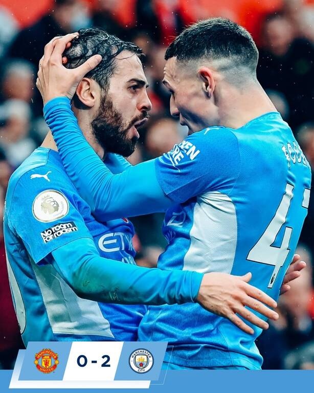 Premier League: Αφεντικό η Μάντσεστερ Σίτι, άνετα 2-0 στο ντέρμπι τη Μάντσεστερ Γιουνάιτεντ (video)