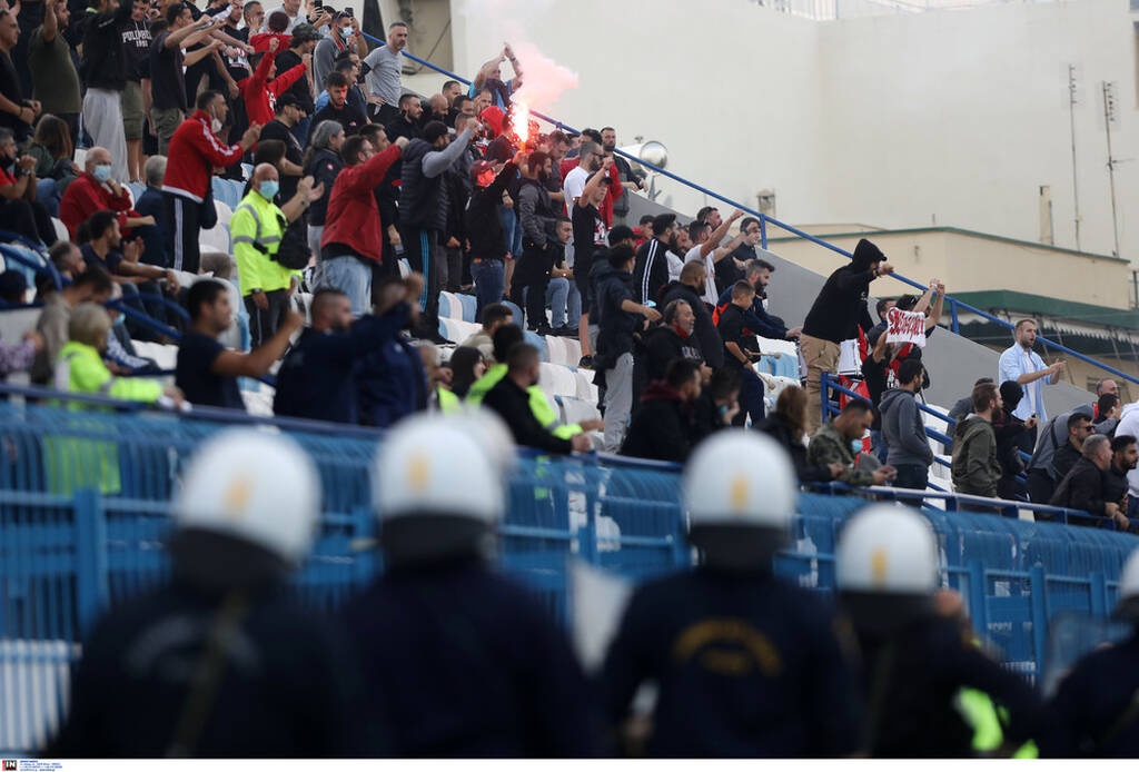Ολυμπιακός Β-ΠΑΟΚ Β: Πανηγυρισμοί και… ΜΑΤ στο φινάλε (photos)