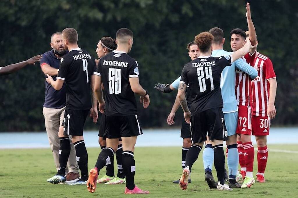 Oλυμπιακός Β'-ΠΑΟΚ Β': Ένταση, ξύλο και αποβολές στο «Ελ Πάσο» (photos)