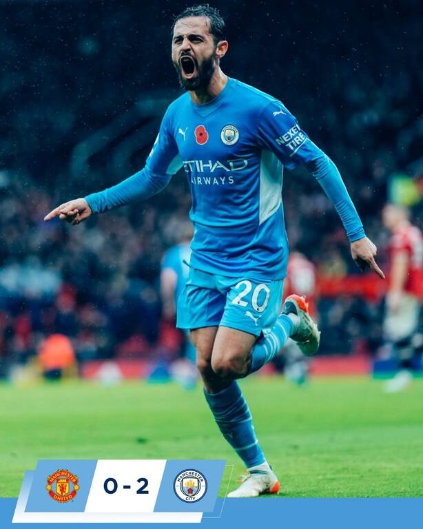 Premier League: Αφεντικό η Μάντσεστερ Σίτι, άνετα 2-0 στο ντέρμπι τη Μάντσεστερ Γιουνάιτεντ (video)