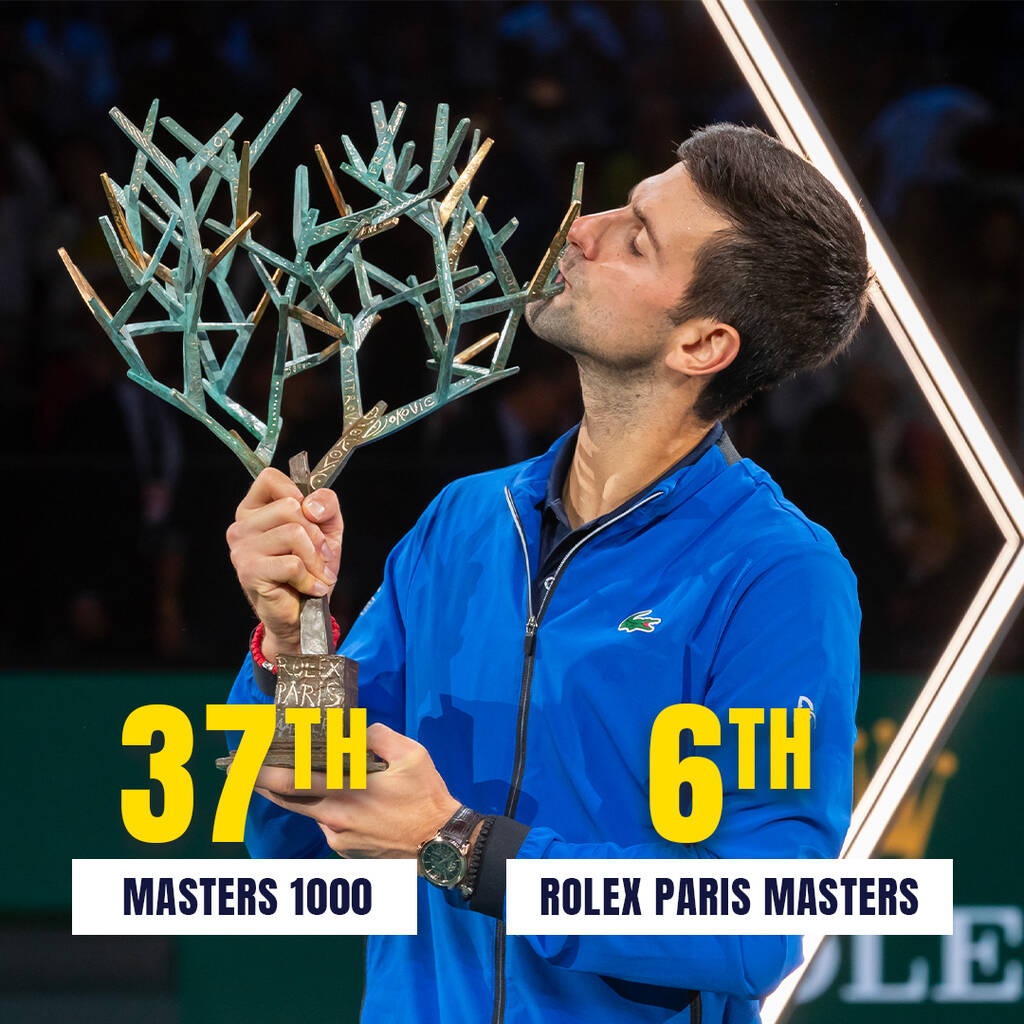 Paris Masters-Ο Βασιλιάς στον θρόνο του: 37ος τίτλος Masters 1000 για τον «Νόλε» (photos+videos)