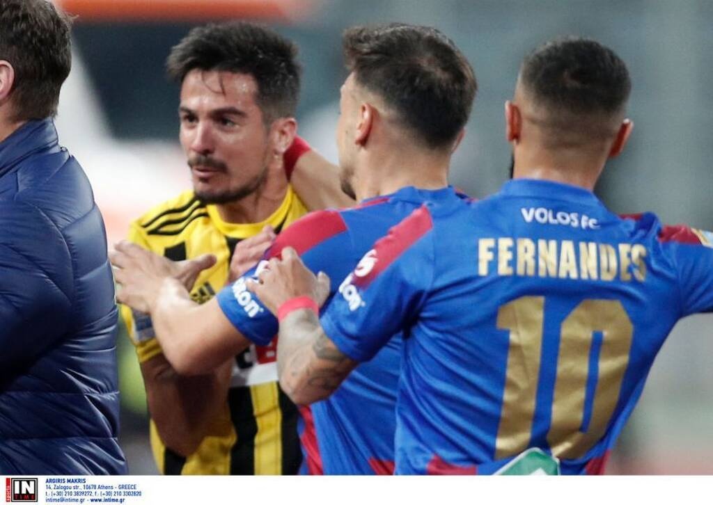 Βόλος-Άρης: Κίνδυνος βαριάς τιμωρίας για τις μπουνιές - Τι αναφέρει ο ΚΑΠ (video+photos)