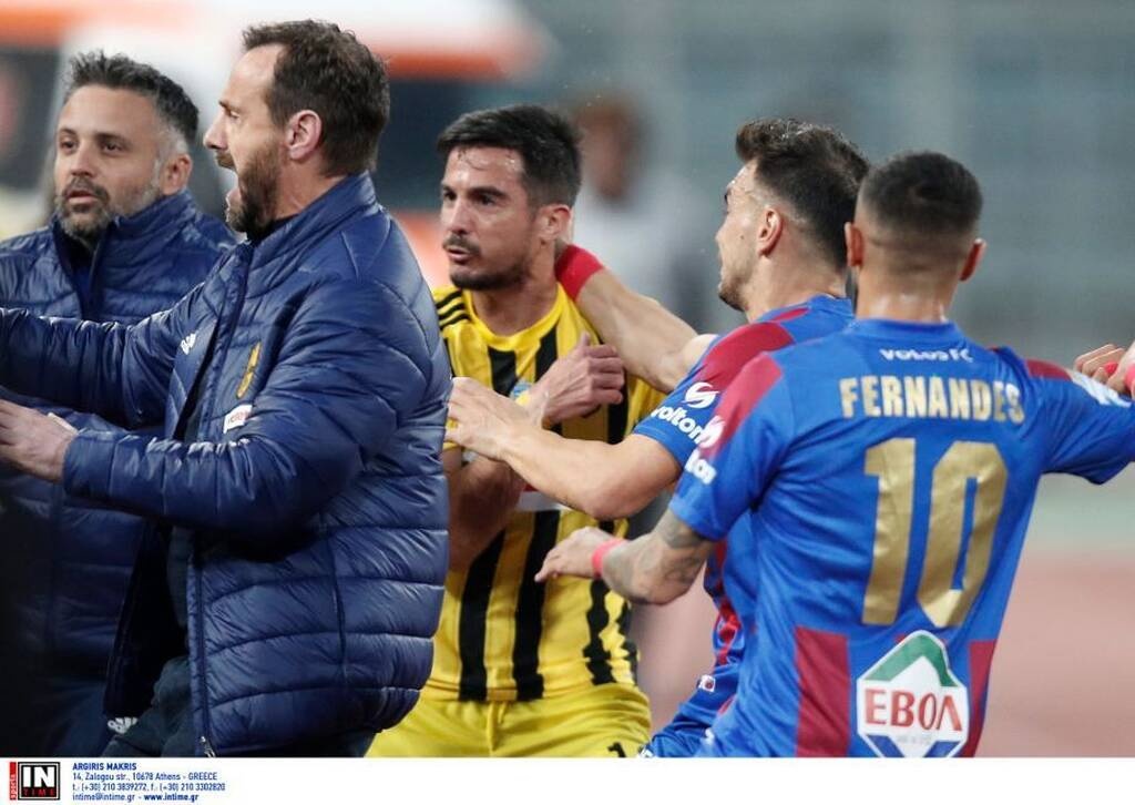 Βόλος-Άρης: Κίνδυνος βαριάς τιμωρίας για τις μπουνιές - Τι αναφέρει ο ΚΑΠ (video+photos)