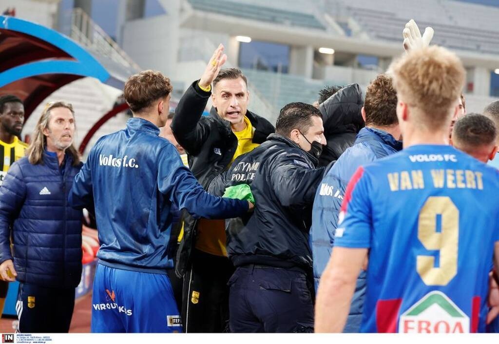 Βόλος-Άρης: Κίνδυνος βαριάς τιμωρίας για τις μπουνιές - Τι αναφέρει ο ΚΑΠ (video+photos)