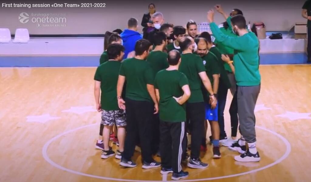Παναθηναϊκός ΟΠΑΠ-«One Team»: Με Παπαπέτρου, Έβανς, Διαμαντίδη και Καλαϊτζή η πρώτη προπόνηση (vid)