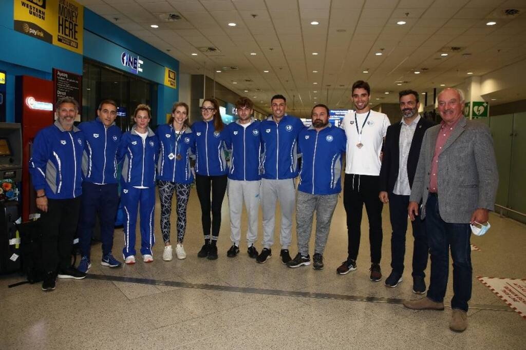 Κολύμβηση: Λάμψη μεταλλίων στο «Ελ. Βενιζέλος» - Επέστρεψε η ελληνική αποστολή από το Καζάν