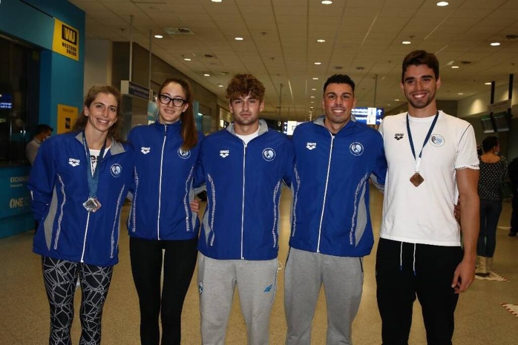 Κολύμβηση: Λάμψη μεταλλίων στο «Ελ. Βενιζέλος» - Επέστρεψε η ελληνική αποστολή από το Καζάν