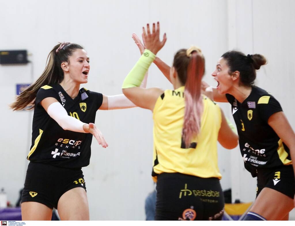 Volley League: Πέρασε από τον Πειραιά η ΑΕΚ