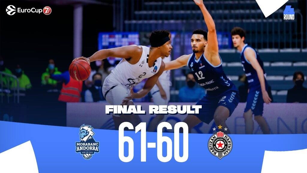 Eurocup: Η Ανδόρα έσπασε το αήττητο της Παρτιζάν - Τρομερό ξέσπασμα από Ομπράντοβιτς (video+photos)