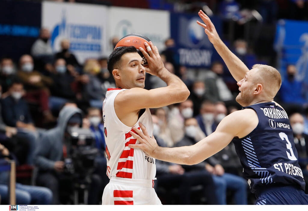 Ζενίτ Αγ. Πετρούπολης-Ολυμπιακός 84-78: Προδόθηκε από την άμυνα