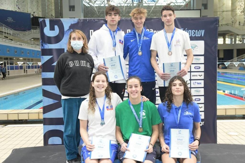 Καταδύσεις: Αυθίνος και Γεωργοπούλου της Αργούς πρωταθλητές στην πρεμιέρα (photos)