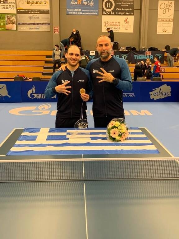 Πινγκ Πονγκ: Πρωταθλητής Ευρώπης στο απλό Under 21 ο Σγουρόπουλος
