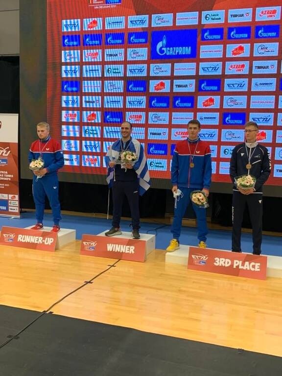 Πινγκ Πονγκ: Πρωταθλητής Ευρώπης στο απλό Under 21 ο Σγουρόπουλος