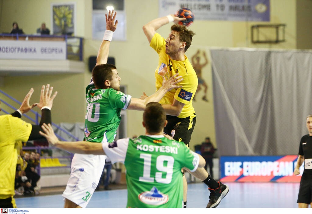 EHF European League: Πρώτη ήττα για την ΑΕΚ από την Πέλιστερ (photos)
