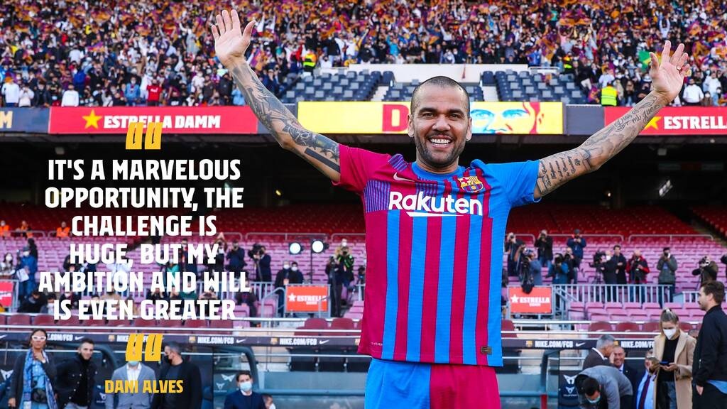 Ντάνι Άλβες: «Συνεχίζω να ζω το όνειρο» - Όσα συνέβησαν στην επίσημη παρουσίαση του (videos+photos)