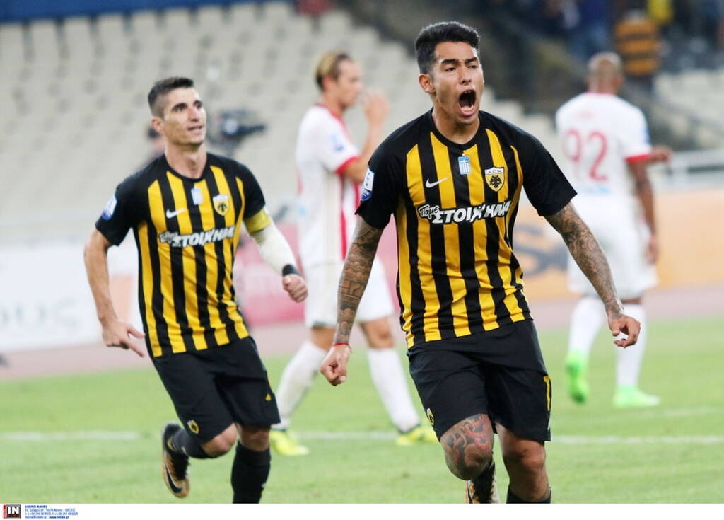 ΑΕΚ-Ολυμπιακός: Ο Αραούχο των ντέρμπι (photos+videos)