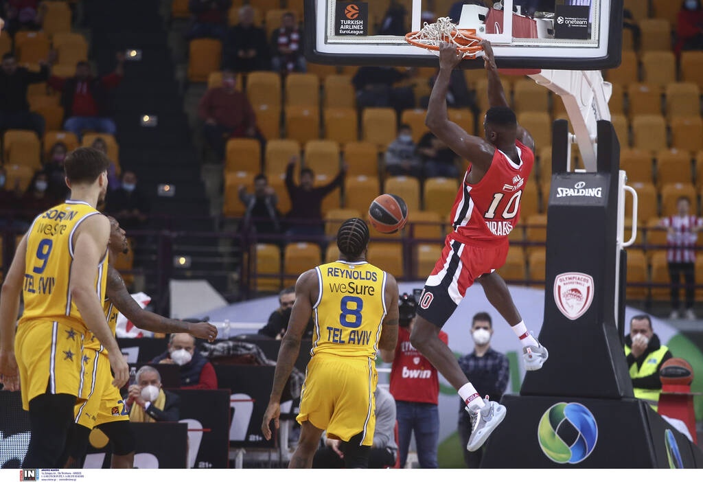 Ολυμπιακός-Μακάμπι Τελ Αβίβ 90-73: Υπόθεση δέκα λεπτών!