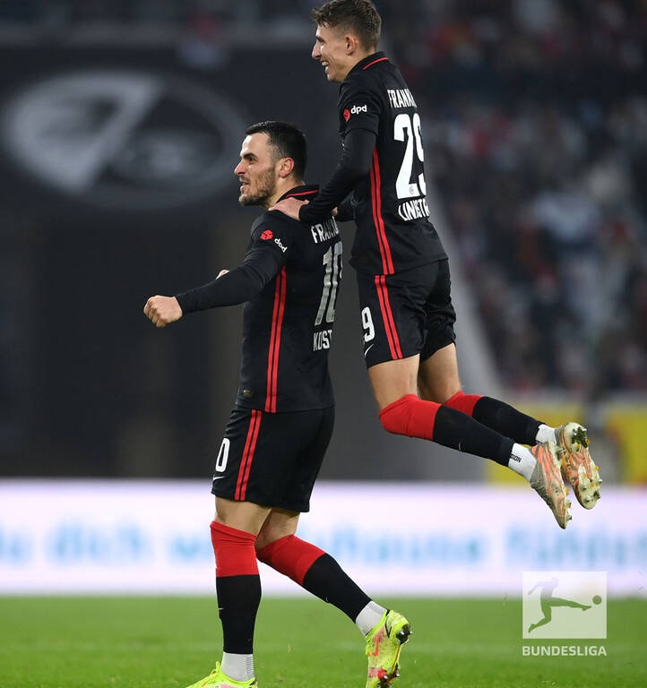 Bundesliga: Σπουδαίο διπλό της Άιντραχτ Φρανκφούρτης στην έδρα της Φράιμπουργκ (video+photos)