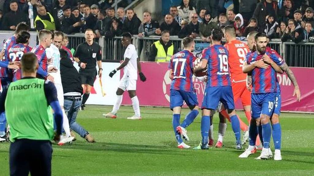 Γκολ και ξύλο στο Ριέκα-Χάιντουκ - Πλακώθηκε με οπαδό ο Μάρκο Λιβάγια! (photos+video)