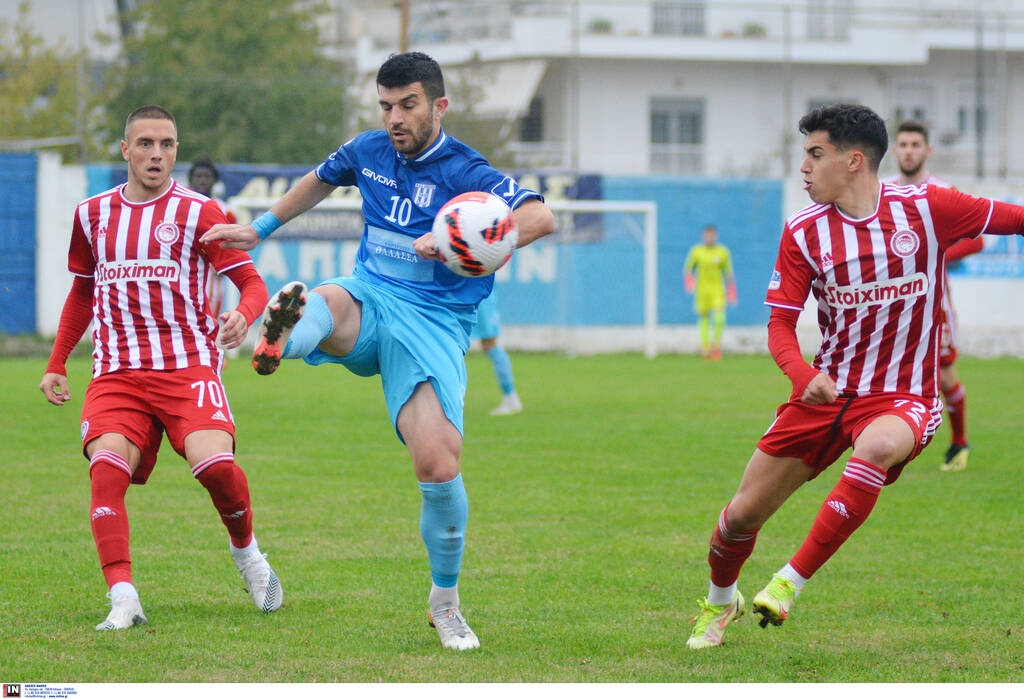 Απόλλων Λάρισας – Ολυμπιακός Β΄ 2-2: Γλίτωσε την «σφαλιάρα» στο 90+5΄