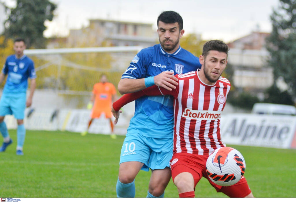 Απόλλων Λάρισας – Ολυμπιακός Β΄ 2-2: Γλίτωσε την «σφαλιάρα» στο 90+5΄