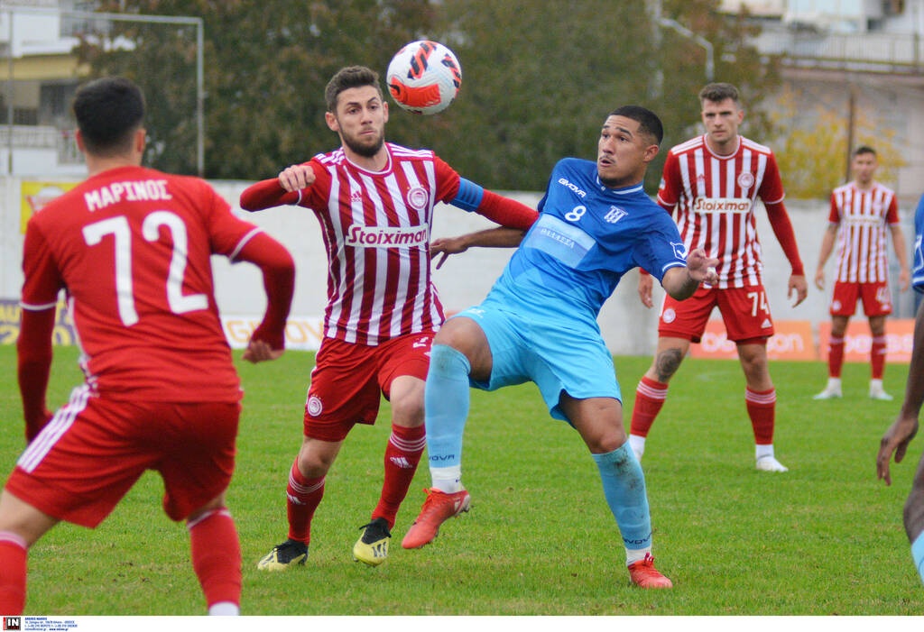 Απόλλων Λάρισας – Ολυμπιακός Β΄ 2-2: Γλίτωσε την «σφαλιάρα» στο 90+5΄