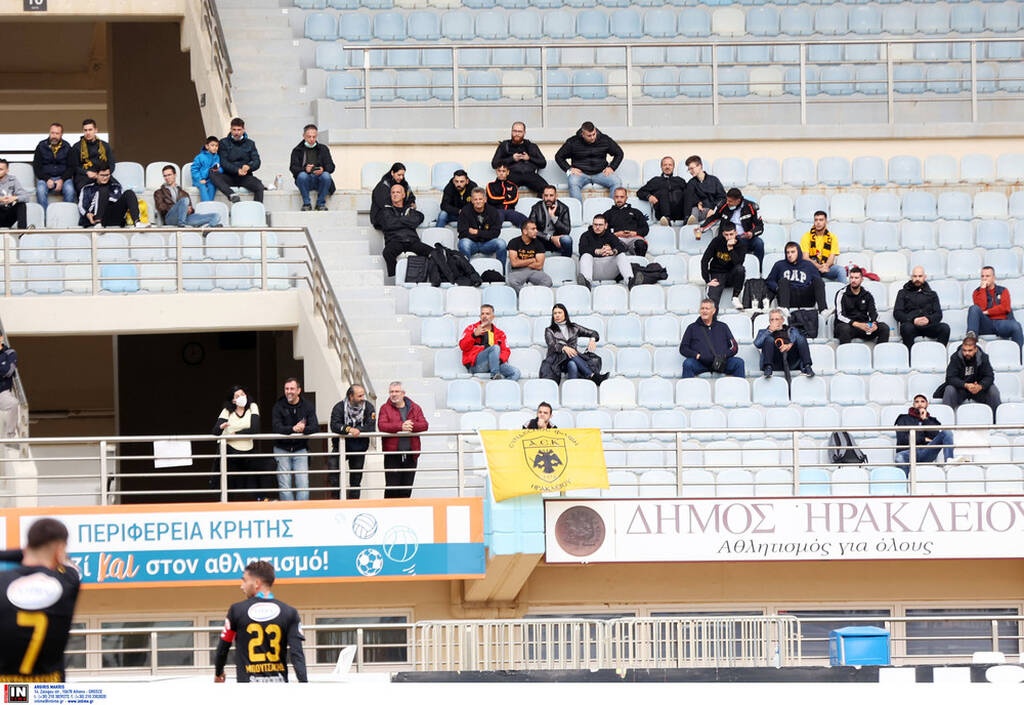 Εργοτέλης-ΑΕΚ Β 0-0: Έλειψε το γκολ στο Παγκρήτιο (phoos)