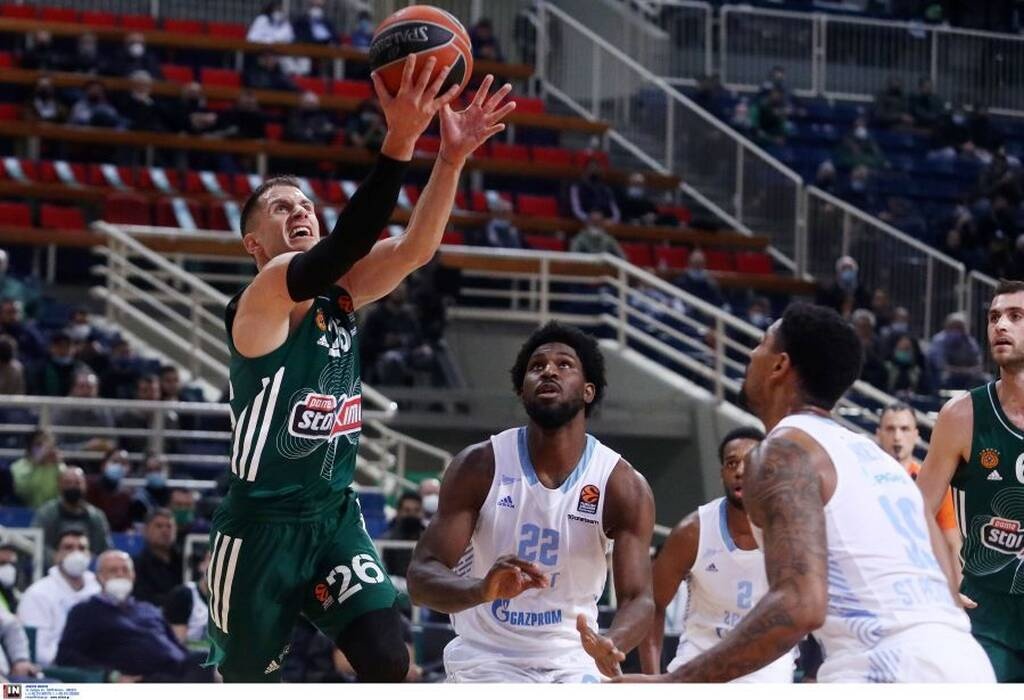 Παναθηναϊκός ΟΠΑΠ-Ζενίτ: «Γκρέμισε» την μπασκέτα ο Έβανς (video)