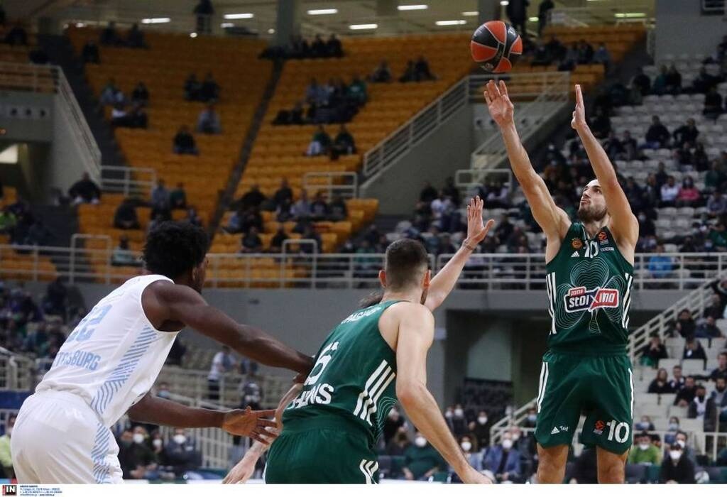 Παναθηναϊκός ΟΠΑΠ-Ζενίτ: «Γκρέμισε» την μπασκέτα ο Έβανς (video)