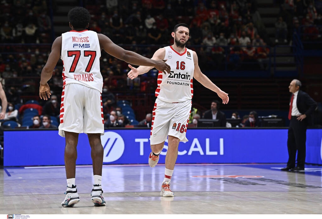 Αρμάνι Μιλάνο - Ολυμπιακός 72-93: Αντέδρασε και έσπασε την «κατάρα» των διπλών (photos)